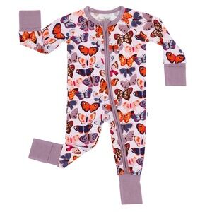 Little Sleepies Butterfly Kisses Zippy (6-12)